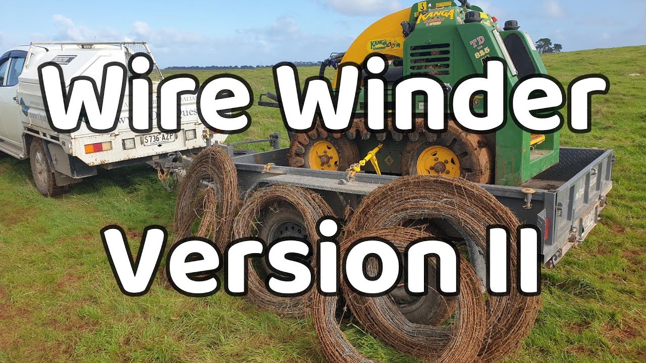 Farm fencing wire winder, real life testing, version 2.