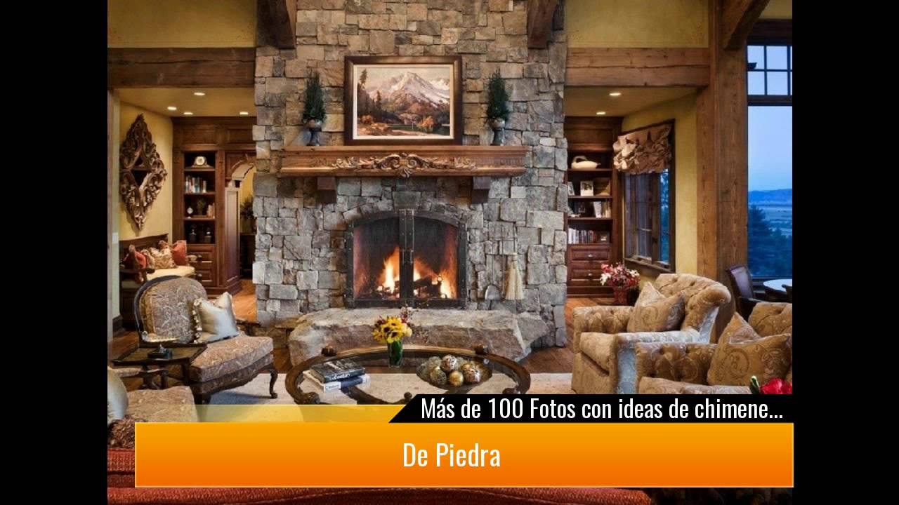 + DE 100 Fotos con ideas de chimeneas rústicas