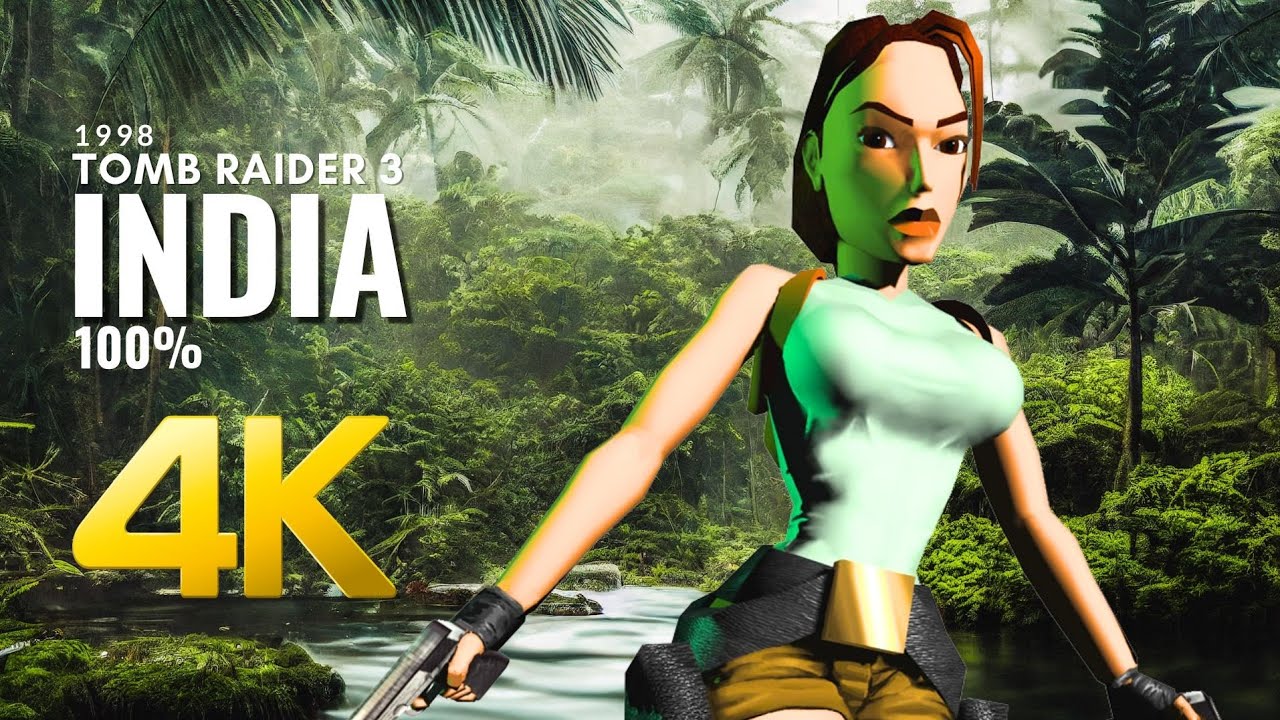 Tomb Raider 3 (4K) INDIA 100% All Collectibles