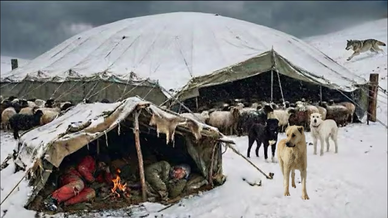 Surviving -63&deg;C ❄️| A Shepherd Family in Afghanistan&rsquo;s Frozen Highlands | Cooking Shepherd Food