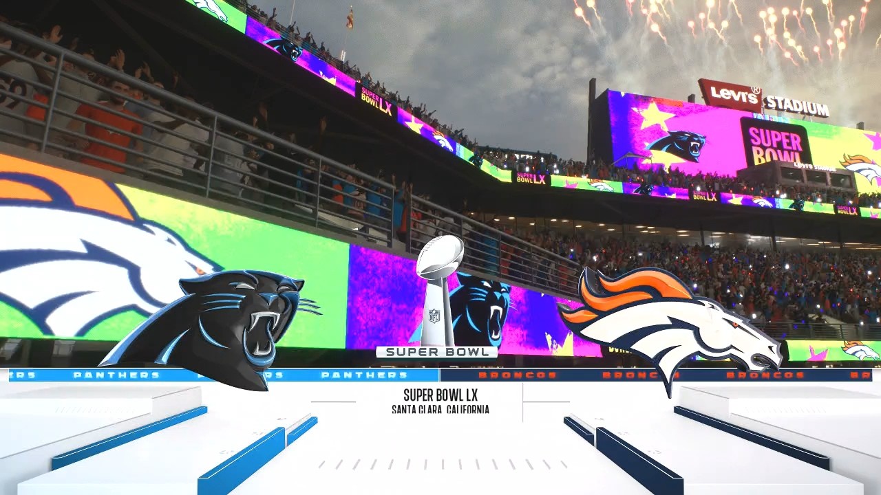Madden NFL 26 - Carolina Panthers Vs Denver Broncos PS5 Simulation SuperBowl 50 Full Gameplay