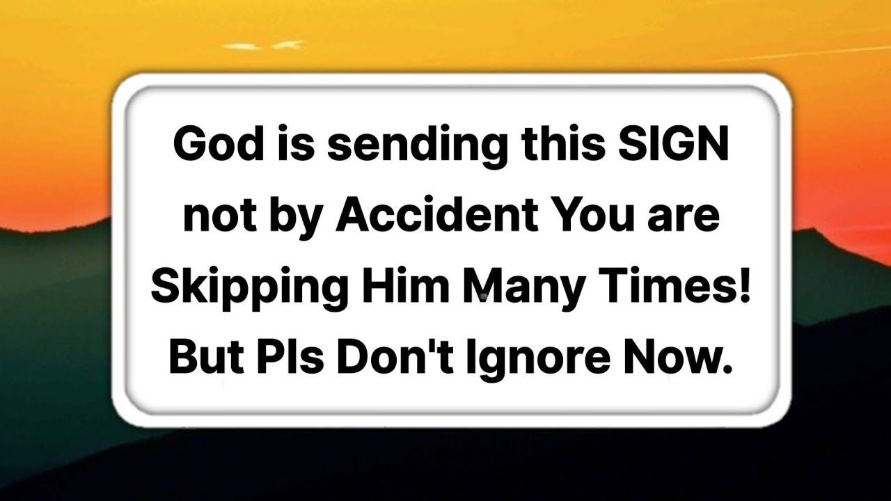 🌈God is sending this SIGN not by Accident You are Skipping Him Many times...!! @Lord Miracles 11:11