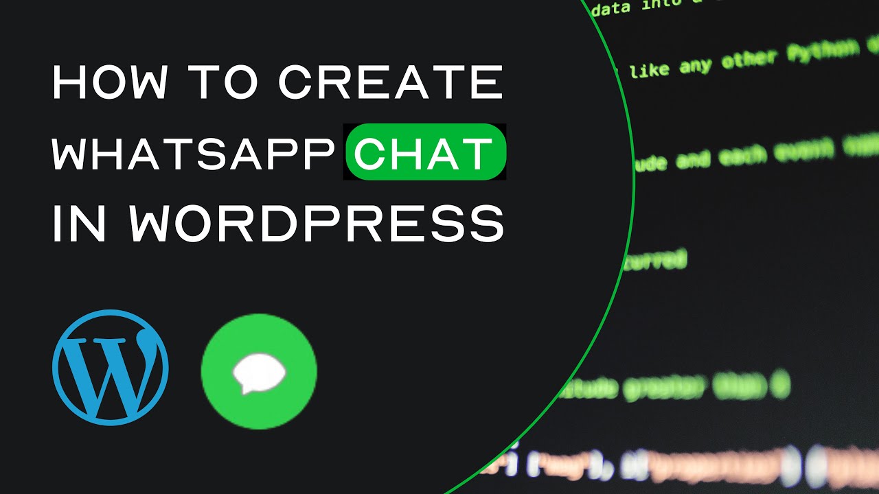 How to create a custom WhatsApp chat system in WordPress