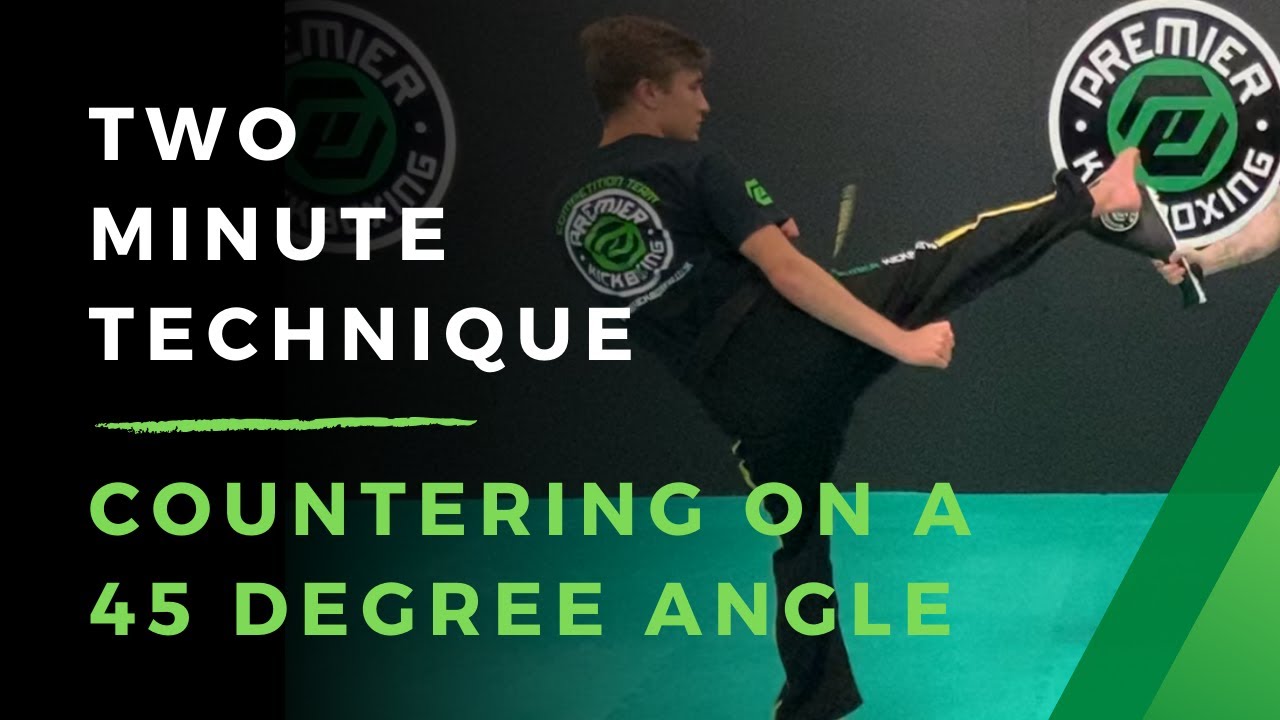 Premier Kickboxing - Two Minute Technique: Countering on a 45 Degree Angle
