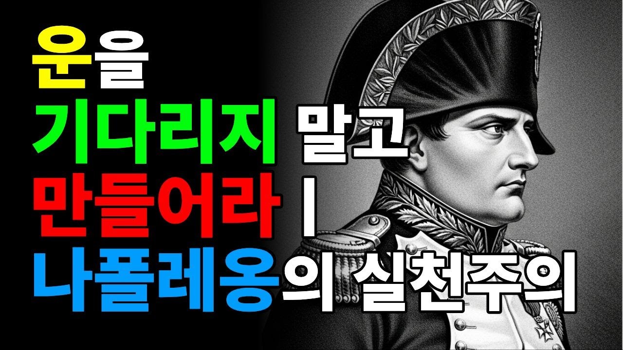 운을 기다리지 말고 만들어라ㅣ나폴레옹의 실천주의