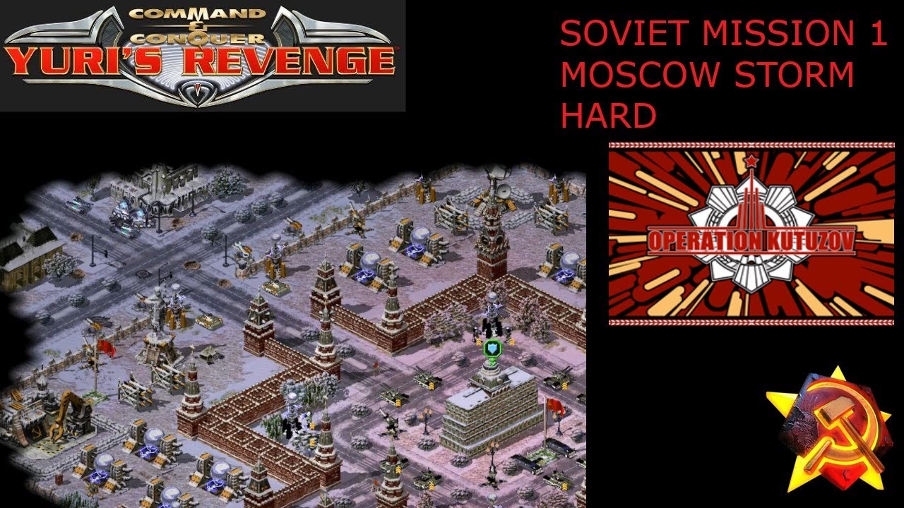 Red Alert 2: Yuri's Revenge - Operation Kutuzov: Soviet Mission 1: Moscow Storm (Hard)