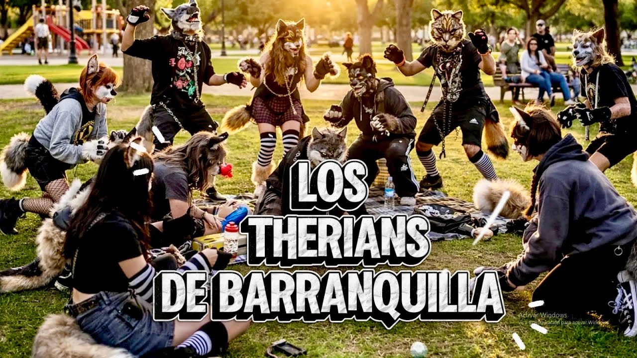 Así SON los Therians de Barranquilla Colombia🐂🐶