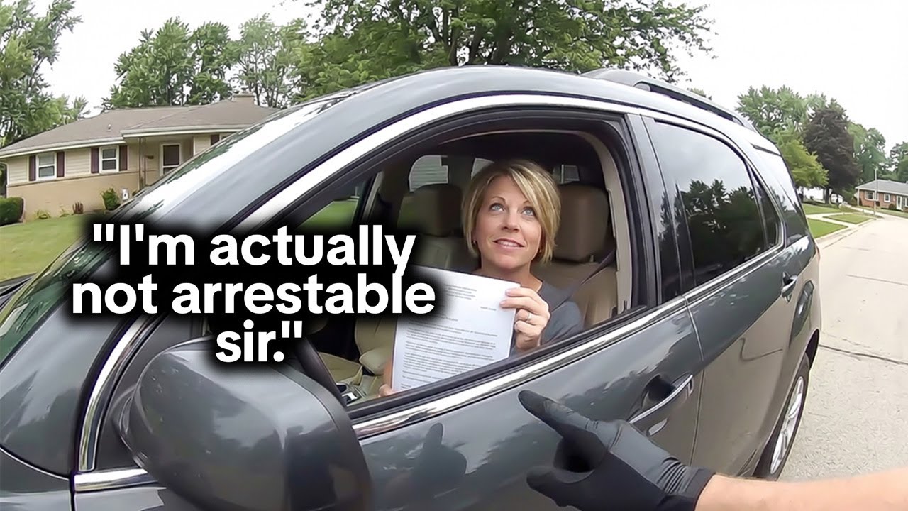 When Entitled Citizen Got OWNED by No-Nonsense Cop