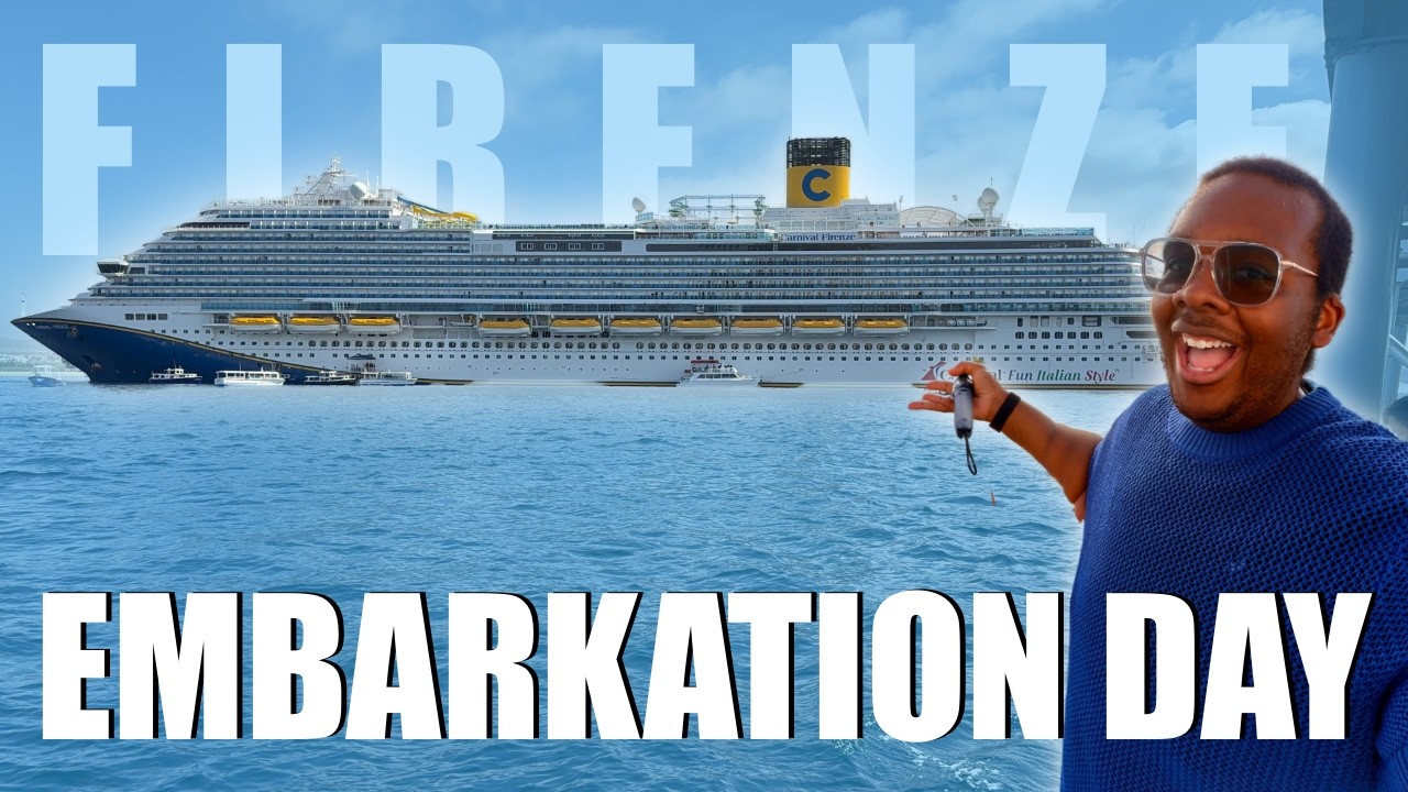 Carnival Firenze - Embarkation Day: MDR Lunch, Sail Away Party, Il Viaggo, & Exploring The Ship