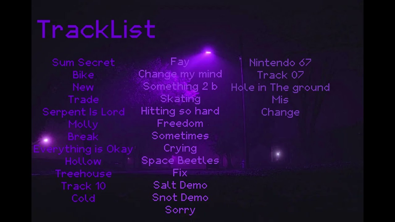 Sum Secret Alex G Playlist