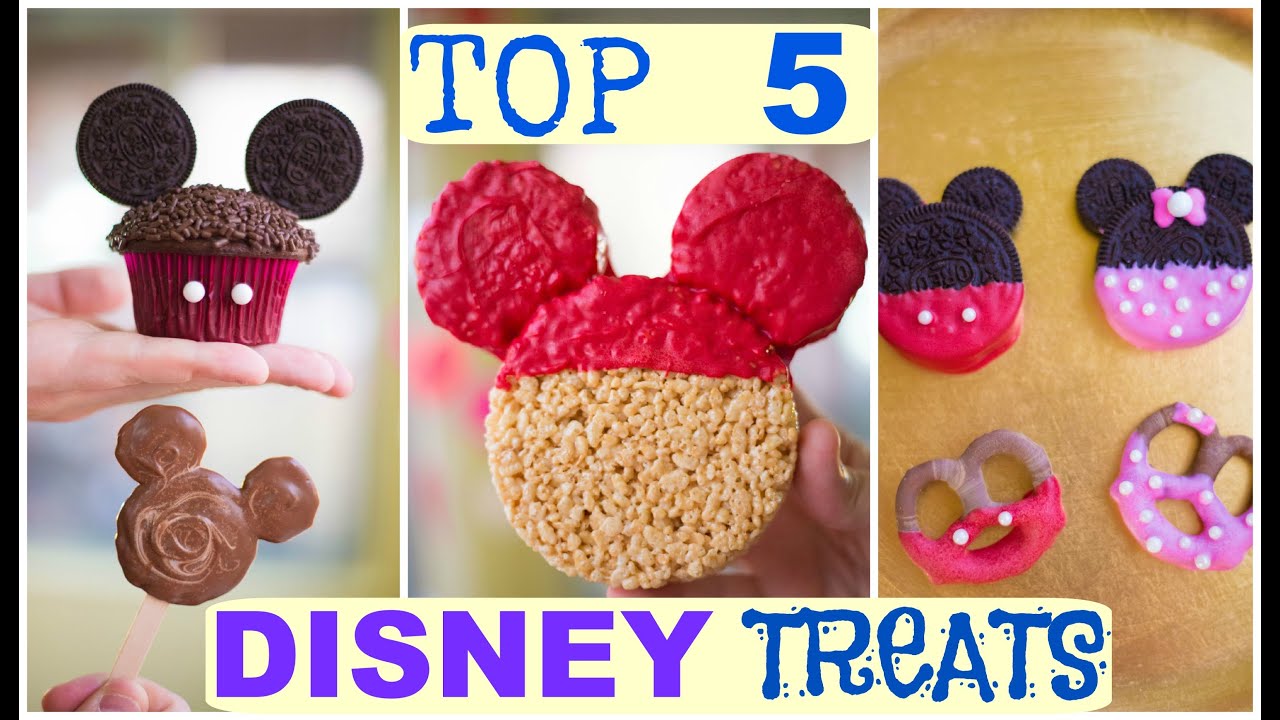 Top 5 Disney Treat Ideas! Mickey and Minnie Mouse!