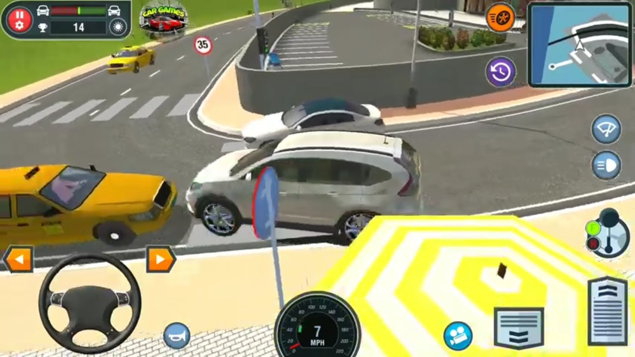 Car Driving School Simulator #1 // City  SUV games // Car Games Android Gameplay