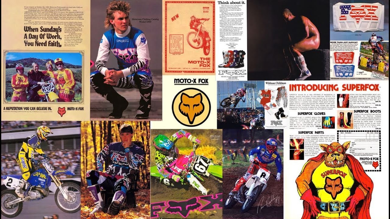 Fox Racing Gear History 1974&ndash;2000 | Vintage MX Style Evolution