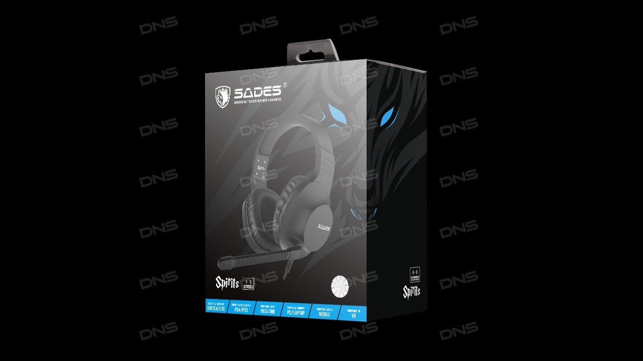 Распаковываю наушники Sades SA-721 Spirits