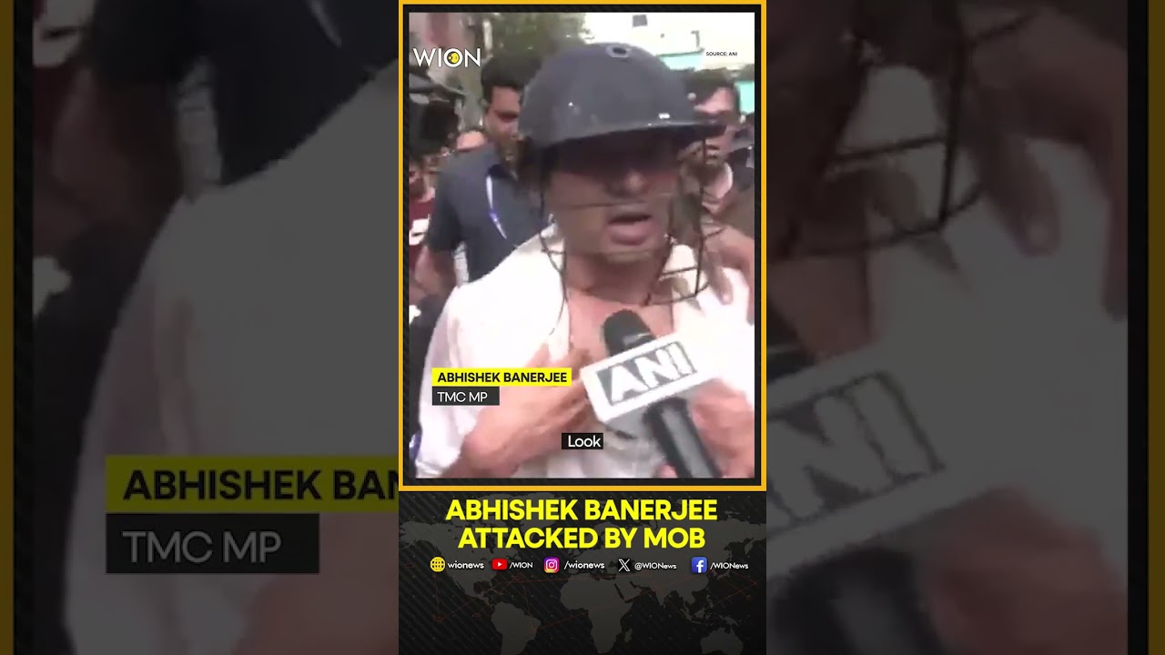 Mob Attack on TMC MP Abhishek Banerjee&nbsp;During Sonarpur Tour | WION Shorts