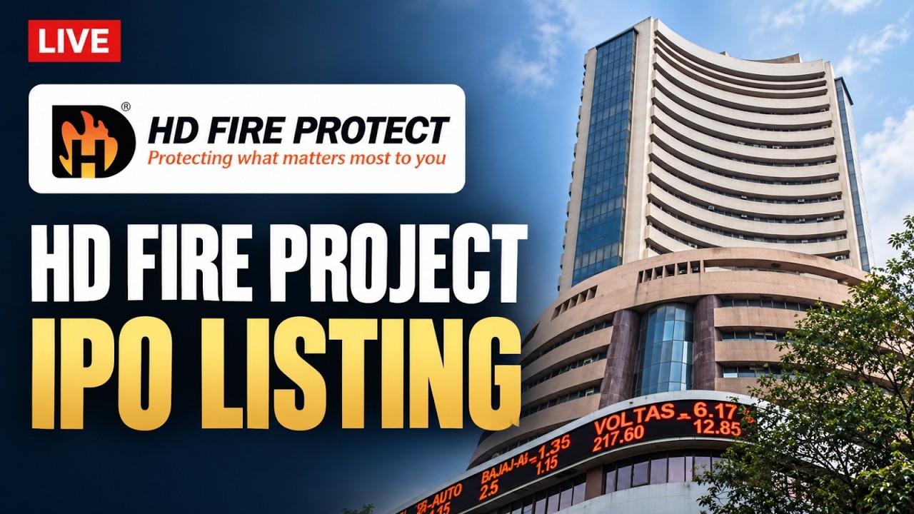 HD FIRE PROJECT SHARE PRICE LIVE: Listing Ceremony of HD Fire Protect Limited At BSE | Watch LIVE