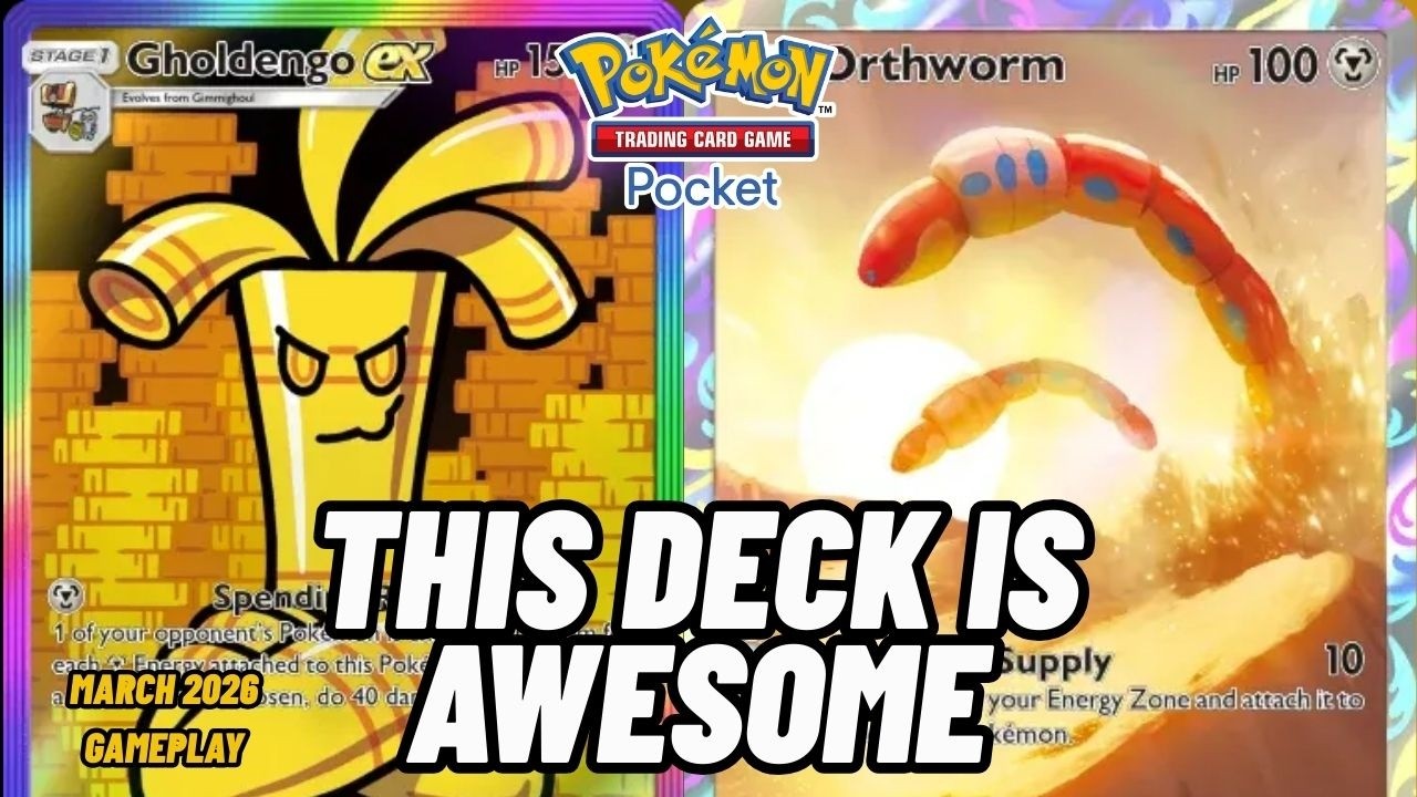 Metallic Mayhem! ORTHWORM & GHOLDENGO ex Crush Every Opponent! | Pokemon TCG Pocket
