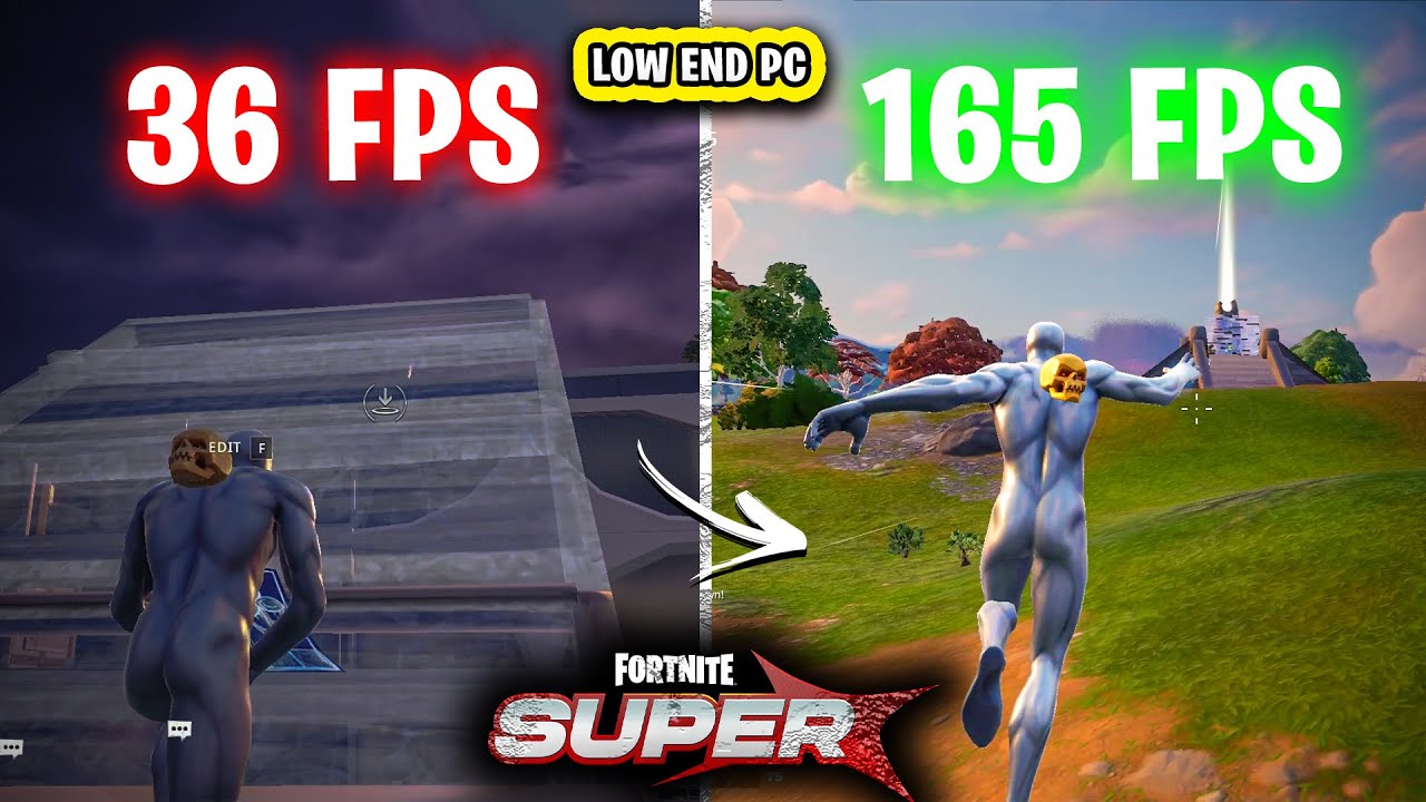 Fortnite Boost FPS on LOW END PC💹 - Fix FPS Drops & Fix Stuttering in Fortnite Super📈🫰!