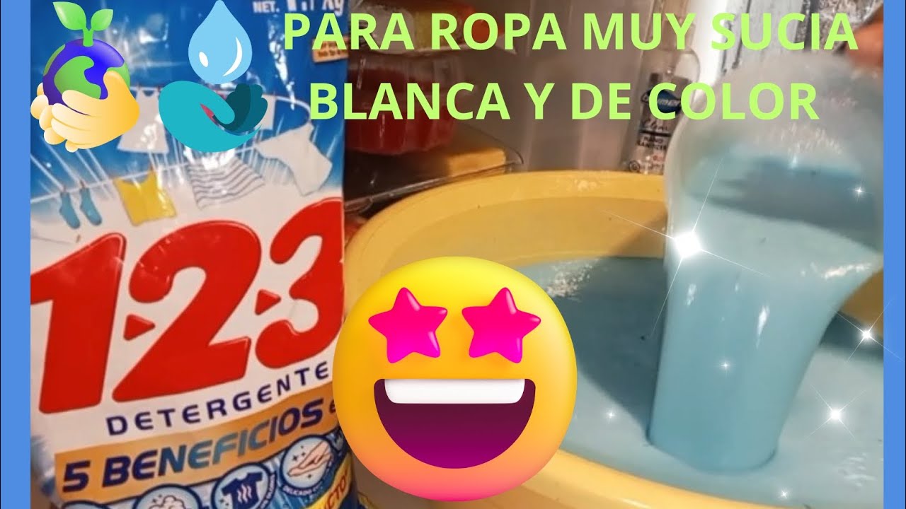 JABON 123 DE POLVO A LIQUIDO PARA LAVADORA AUTOMÁTICA 