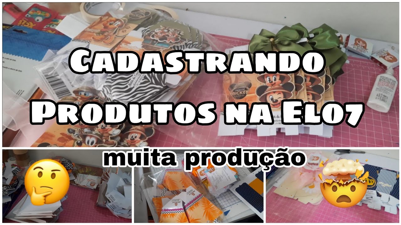 Como Cadastrar Produtos na Elo7 - Muita Produ&ccedil;&atilde;o 🥵💖 #papelariapersonalizada