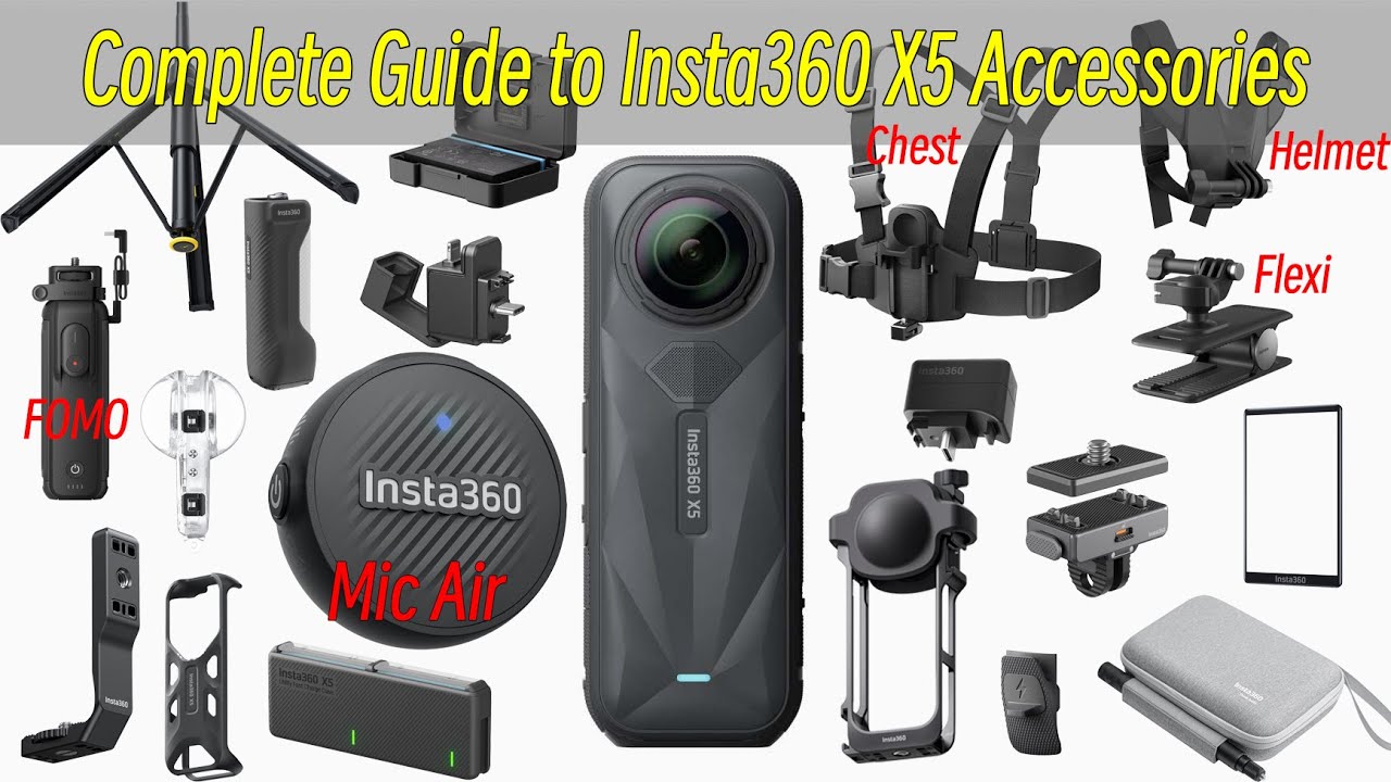 The Complete Guide to Insta360 X5 Official Accessoires