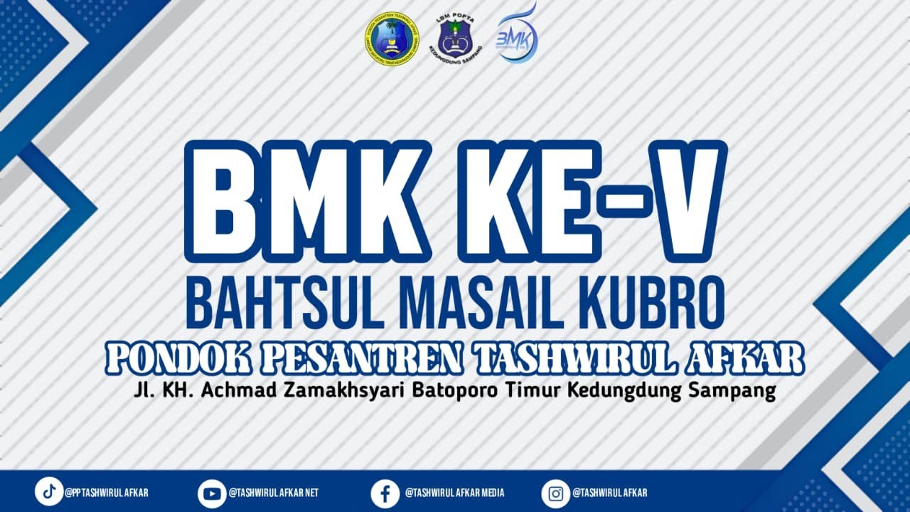 JALSAH ULA - KOMISI B  •  BAHTSUL MASAIL KUBRO JAWA-MADURA KE - V PONDOK PESANTREN TASHWIRUL AFKAR