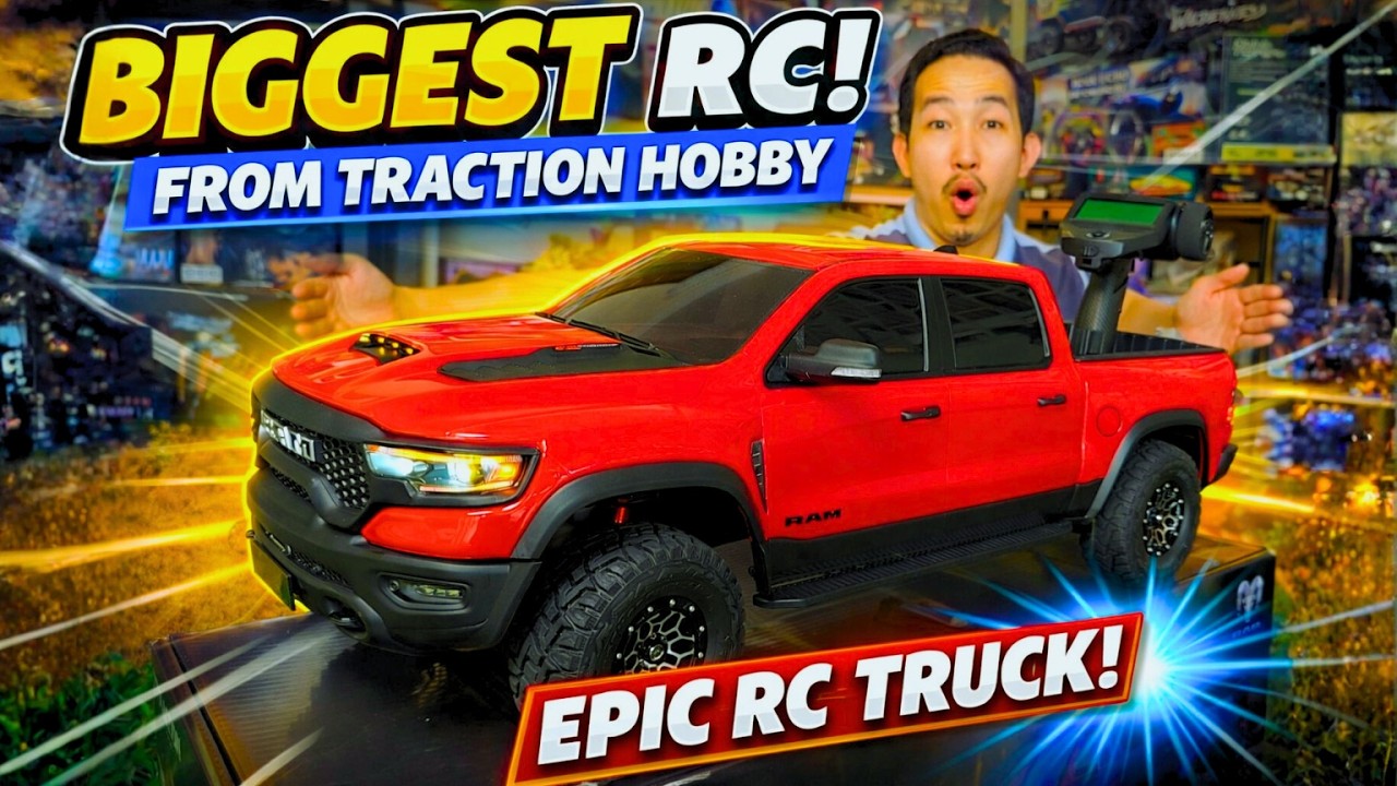 САМЫЙ БОЛЬШОЙ РАДИОУПРАВЛЯЕМЫЙ ГРУЗОВИК В ИСТОРИИ? 😱 Распаковка Traction Hobby 1/8 RAM 1500!