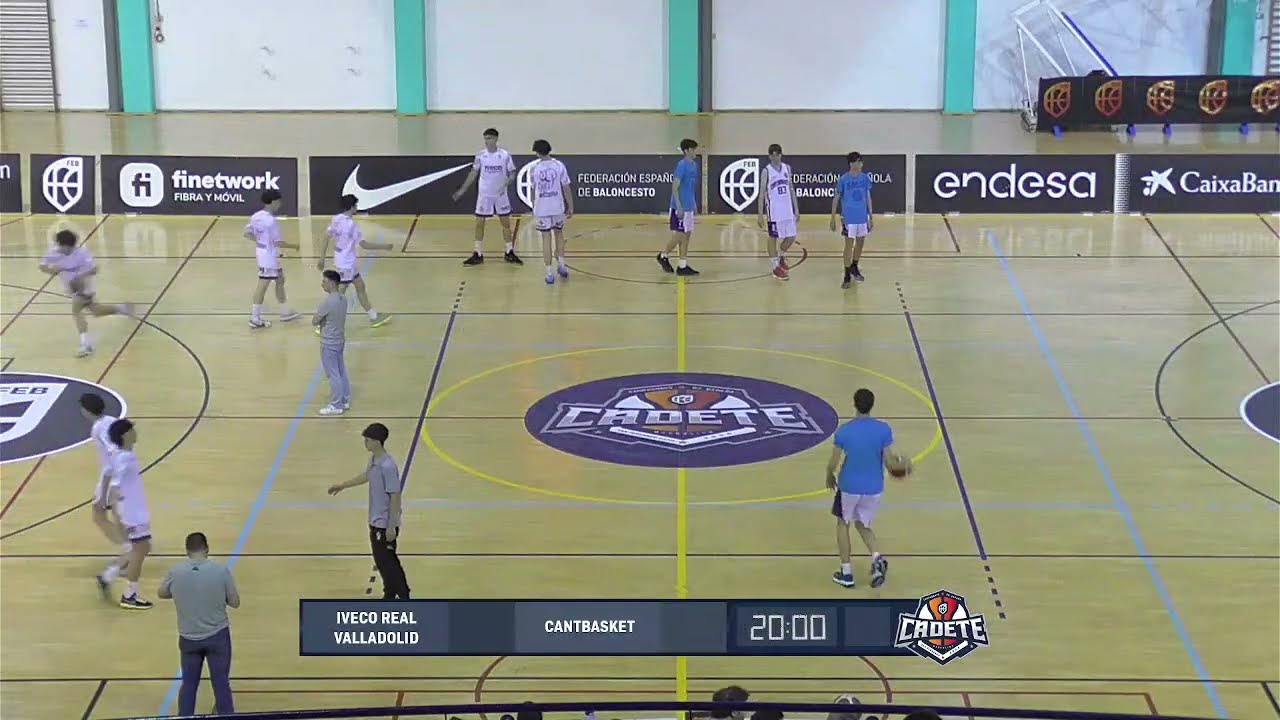 #CampeonatoEspaña | Cantbasket 04 Cadete vs Iveco Real Valladolid Baloncesto