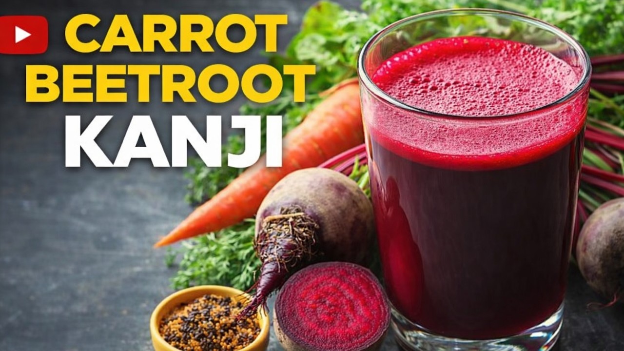Winter Special Kanji Recipe | Carrot & Beetroot Fermented Drink