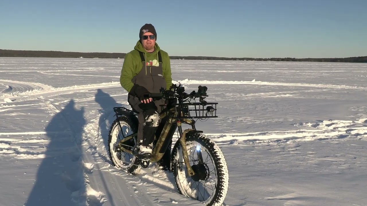 The PuckiPuppy GoldenR Pro ebike on Burt Lake in tough conditions! | How does it perform? | Review