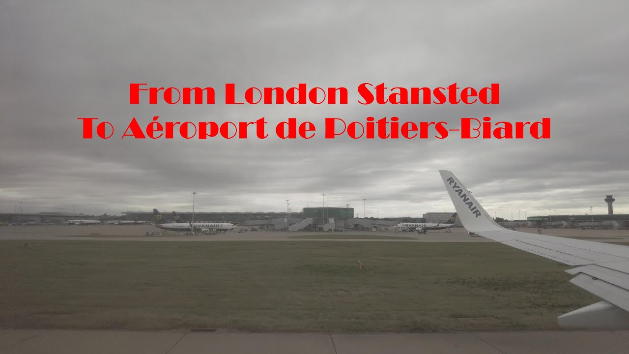 Flight from London Stansted to Poitiers France