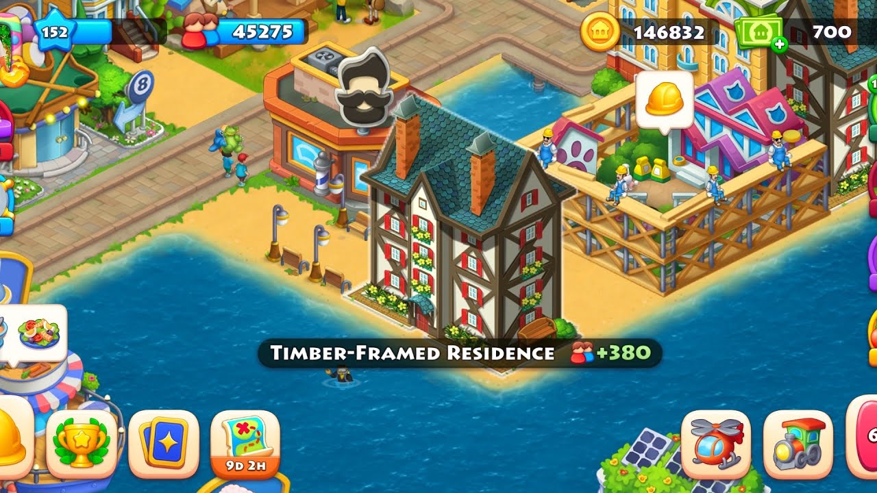 Township:- Timber-Framed Residence 🏫🪵 New House in township....!!! #township #games #resiliencehouse
