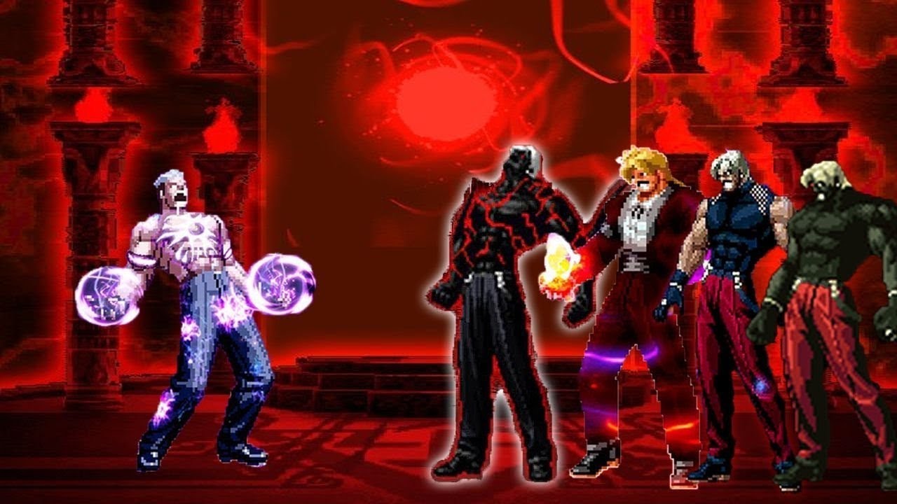 [Mugen KOF] Orochi Yamazaki Vs Abyss Rugal Team