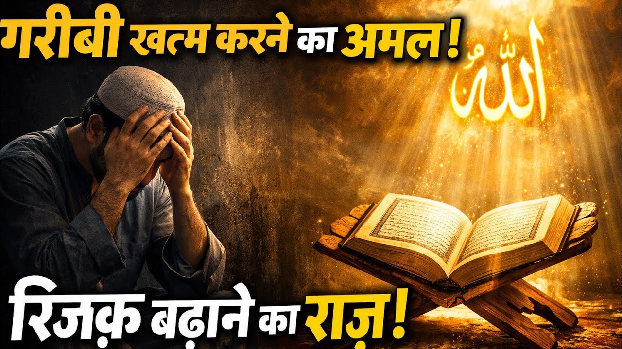 🥀Ghareebi Se Ameer Hone Ka Powerful Islami Amal | Rizq Mein Barkat Ka Wazifa🤲 #islamic #video 