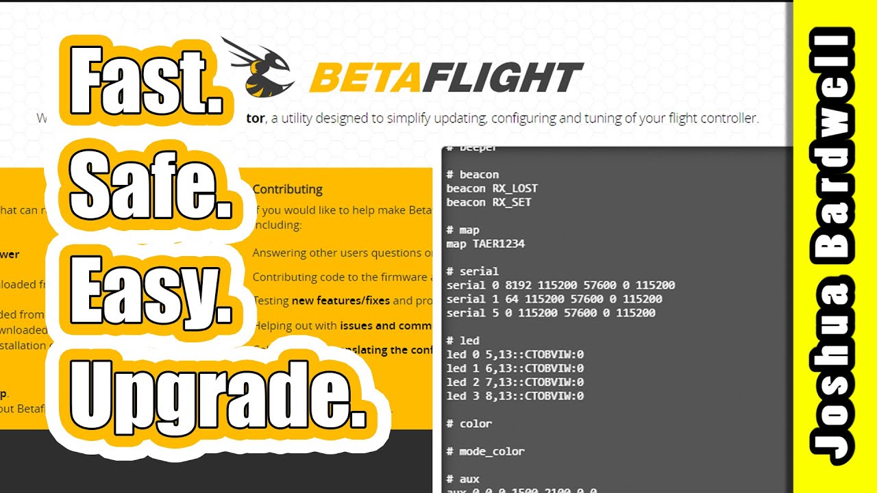 Upgrade to Betaflight 4.1 the FASTEST SIMPLEST EASIEST way