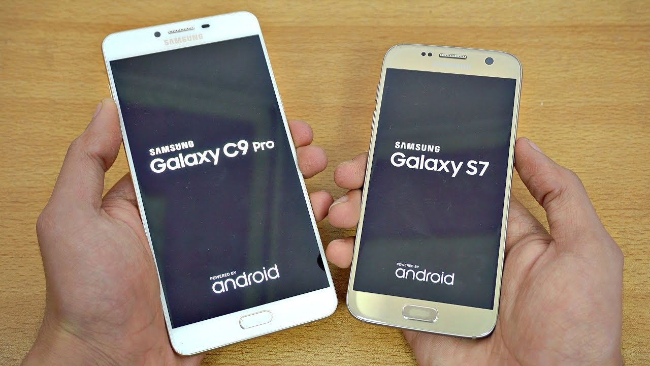 Samsung Galaxy C9 Pro vs Galaxy S7 - Speed Test! (4K)