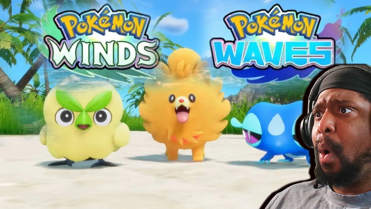 POKEMON WINDS AND WAVES ВЫГЛЯДИТ ПРОСТО ПОТРЯСАЮЩЕ!!! (Реакция на Pokemon Presents)