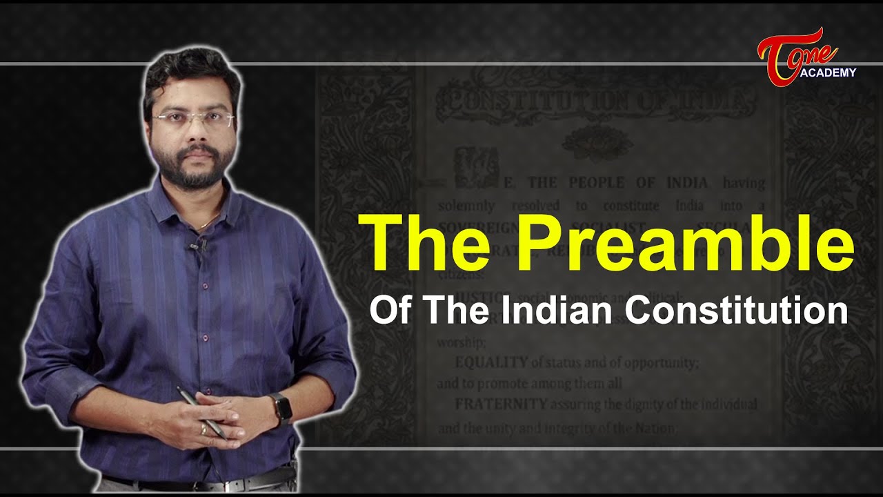 Preamble of Indian Constitution | Indian Polity | Preamble Importance | Tone Academy | Anand Pawar
