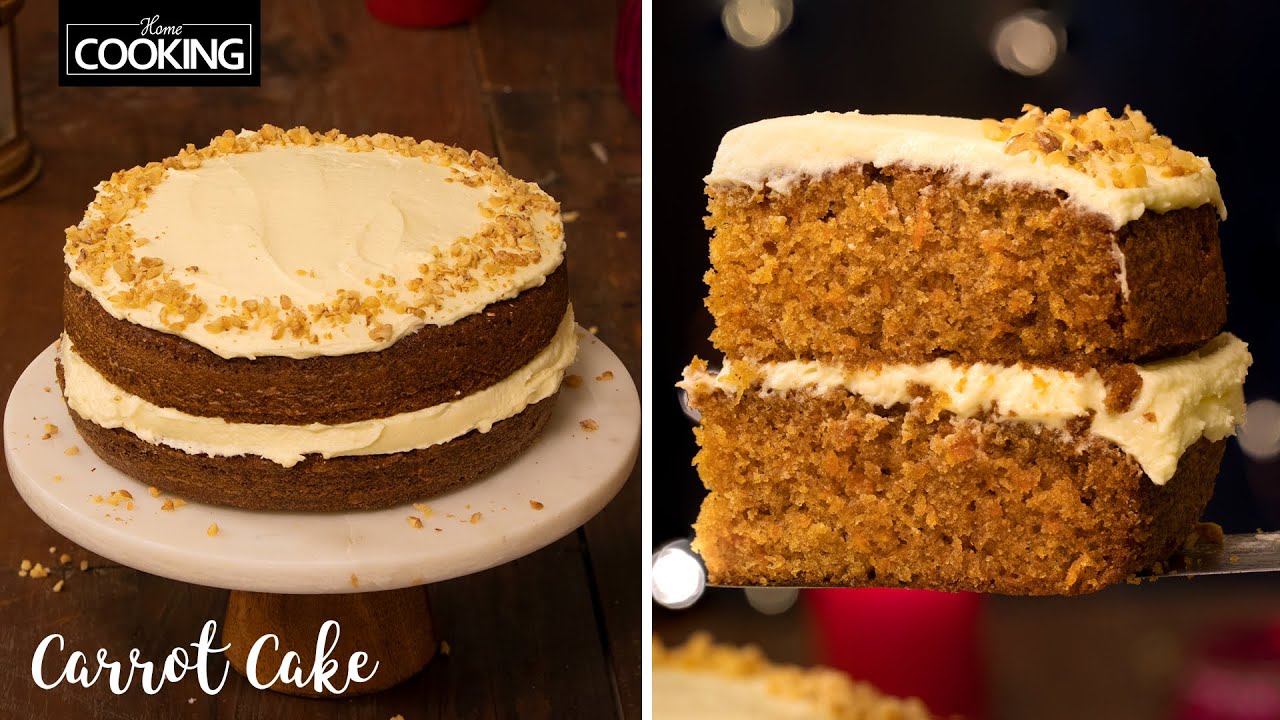 Carrot Cake | Cream Cheese Frosting | Easy Homemade Cake | Layer Cake | Cake Recipes | Desserts
