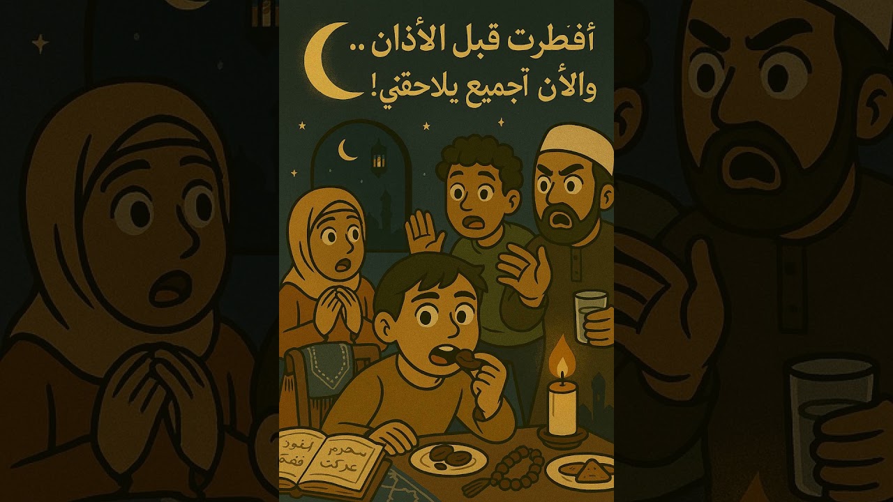 ظننتُ أن الهلال هو فانوس الجيران