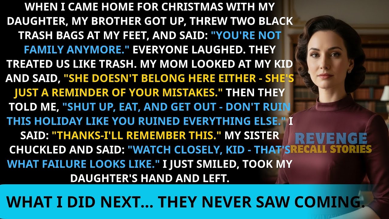 My Brother Said Me and My Daughter Didn’t Belong at Christmas — I Never Forgot That Night
