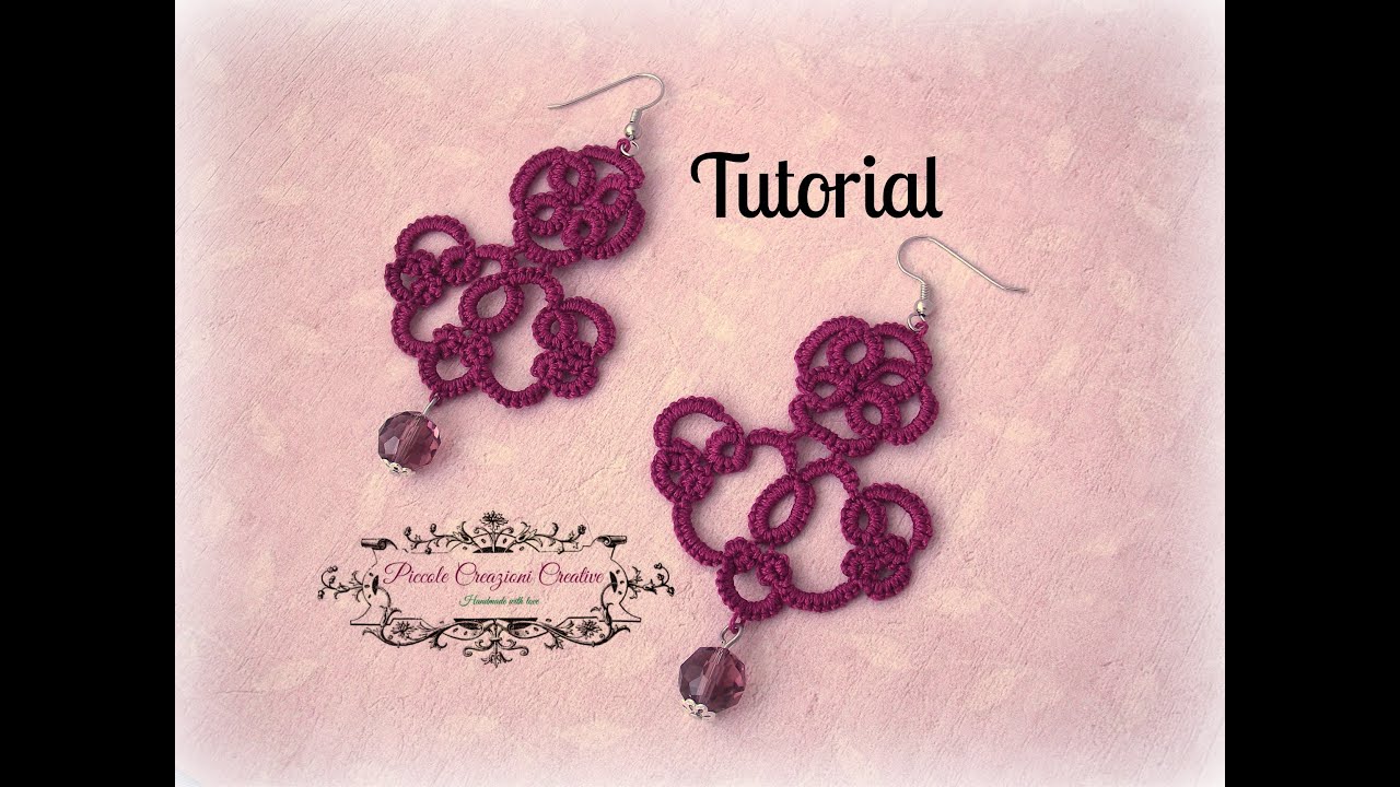 Tutorial chiacchierino ad ago: come realizzare gli orecchini 