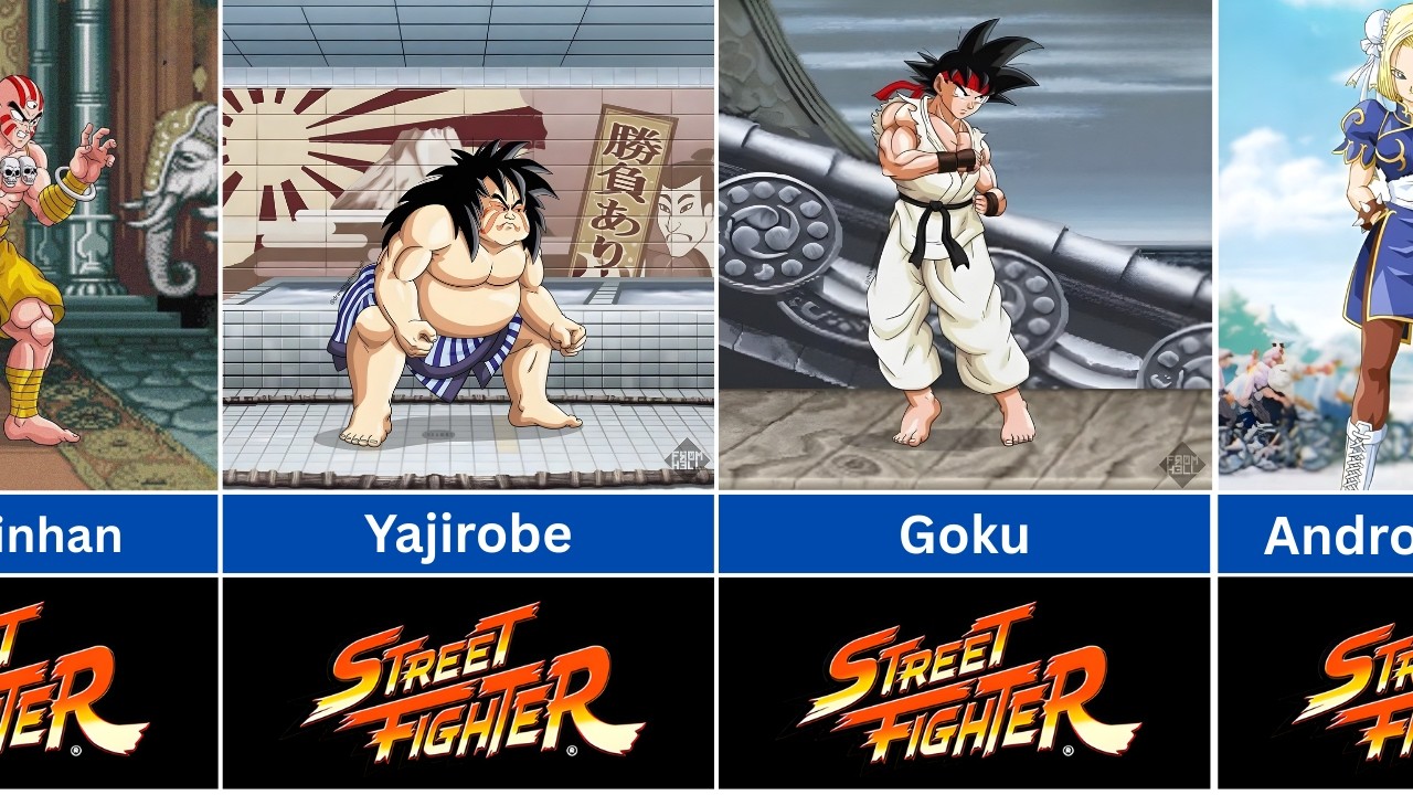 Dragon Ball Characters in Street Fighter Universe