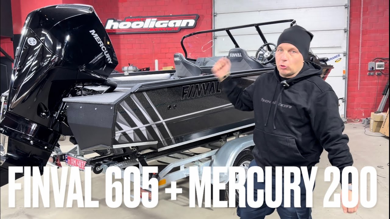 Лодка FINVAL 605 Casting Pro + мотор Mercury 200. Обзор комплектации 