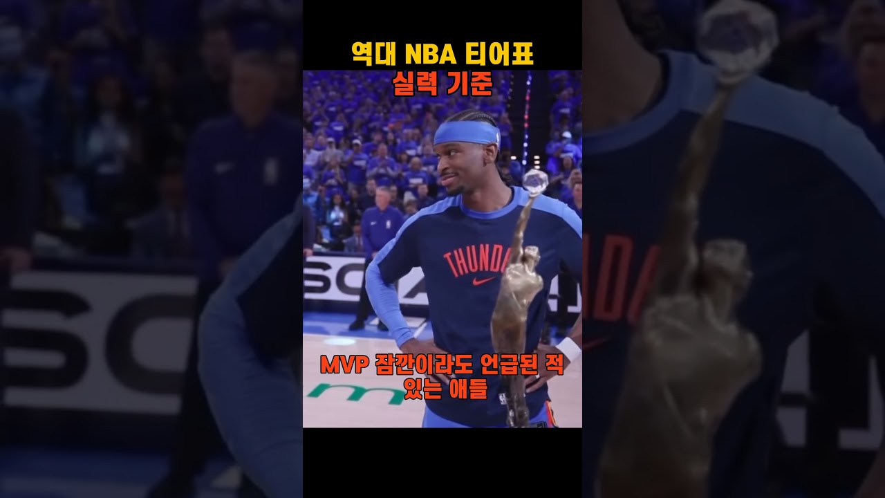 역대 NBA 티어표 실력기준 ㅋㅋ