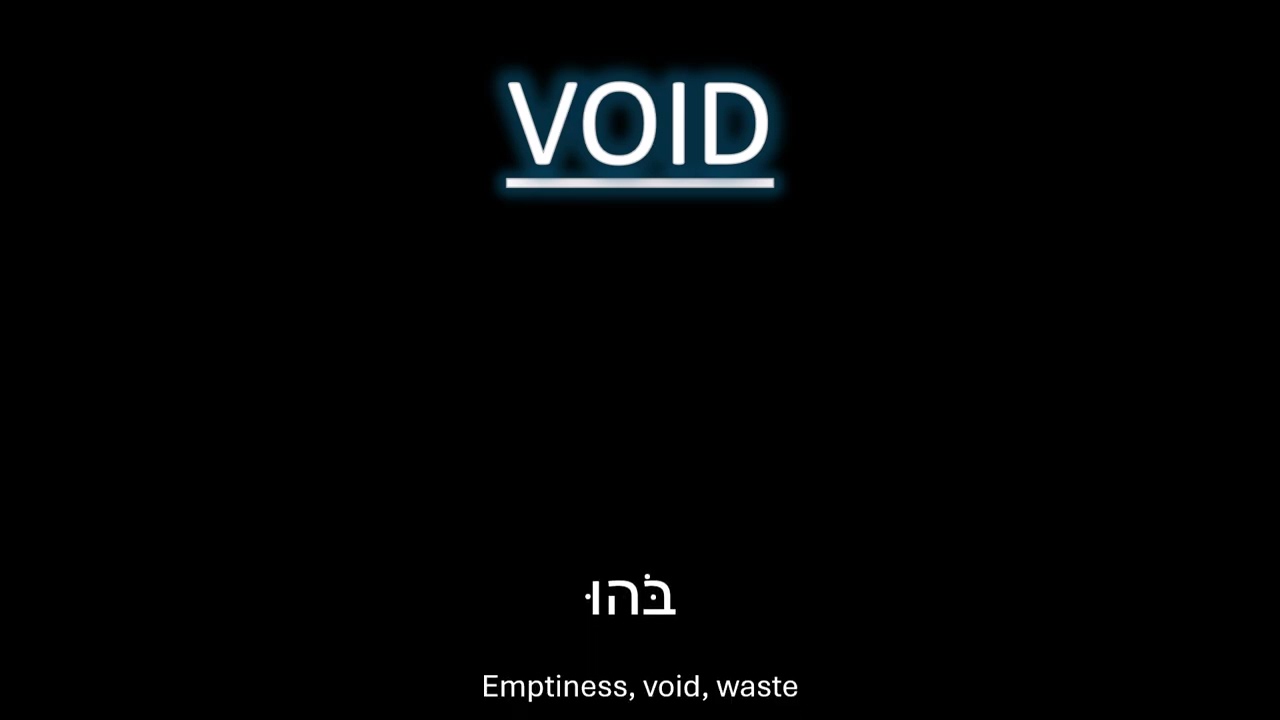 Void Biblical Definition