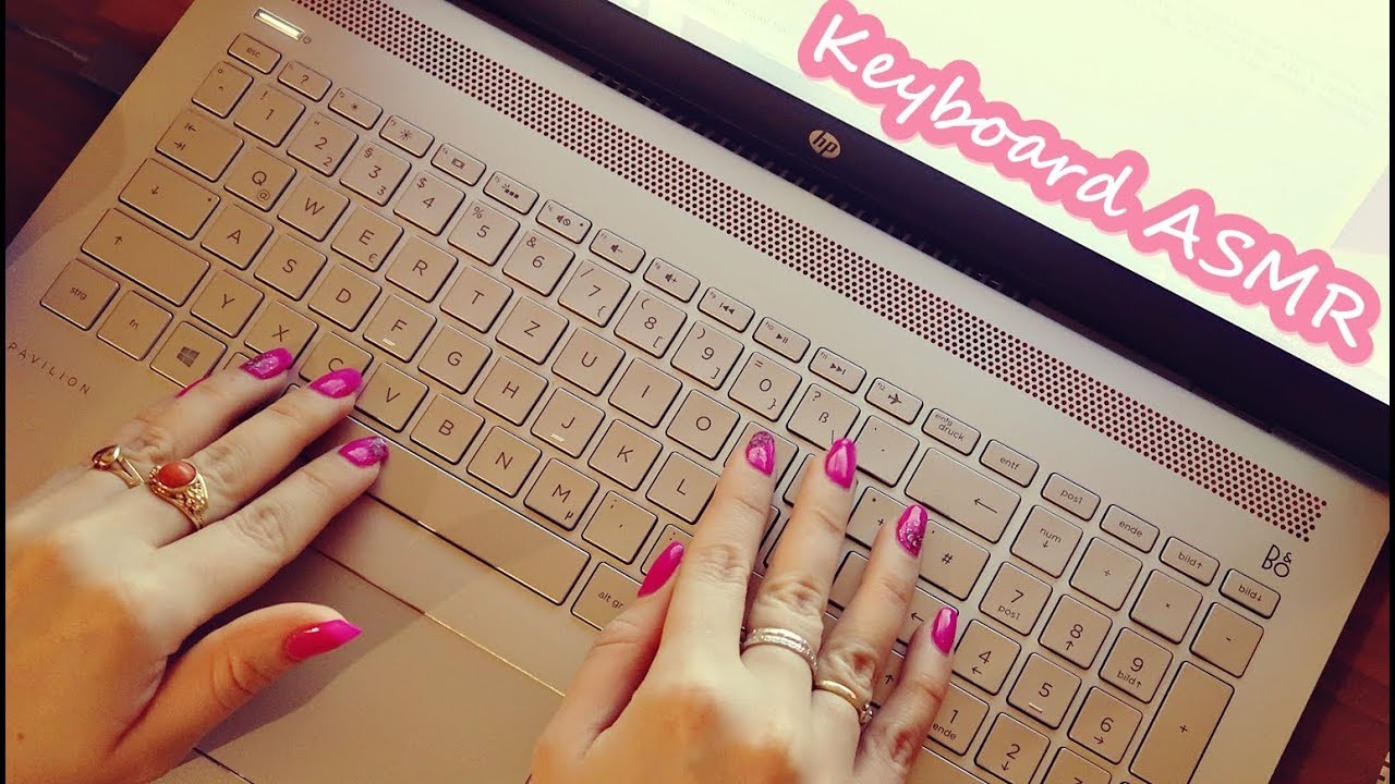 Keyboard ASMR • Piszę Na Klawiaturze  • Tapping Scratching Whispering • Polish ASMR Po Polsku