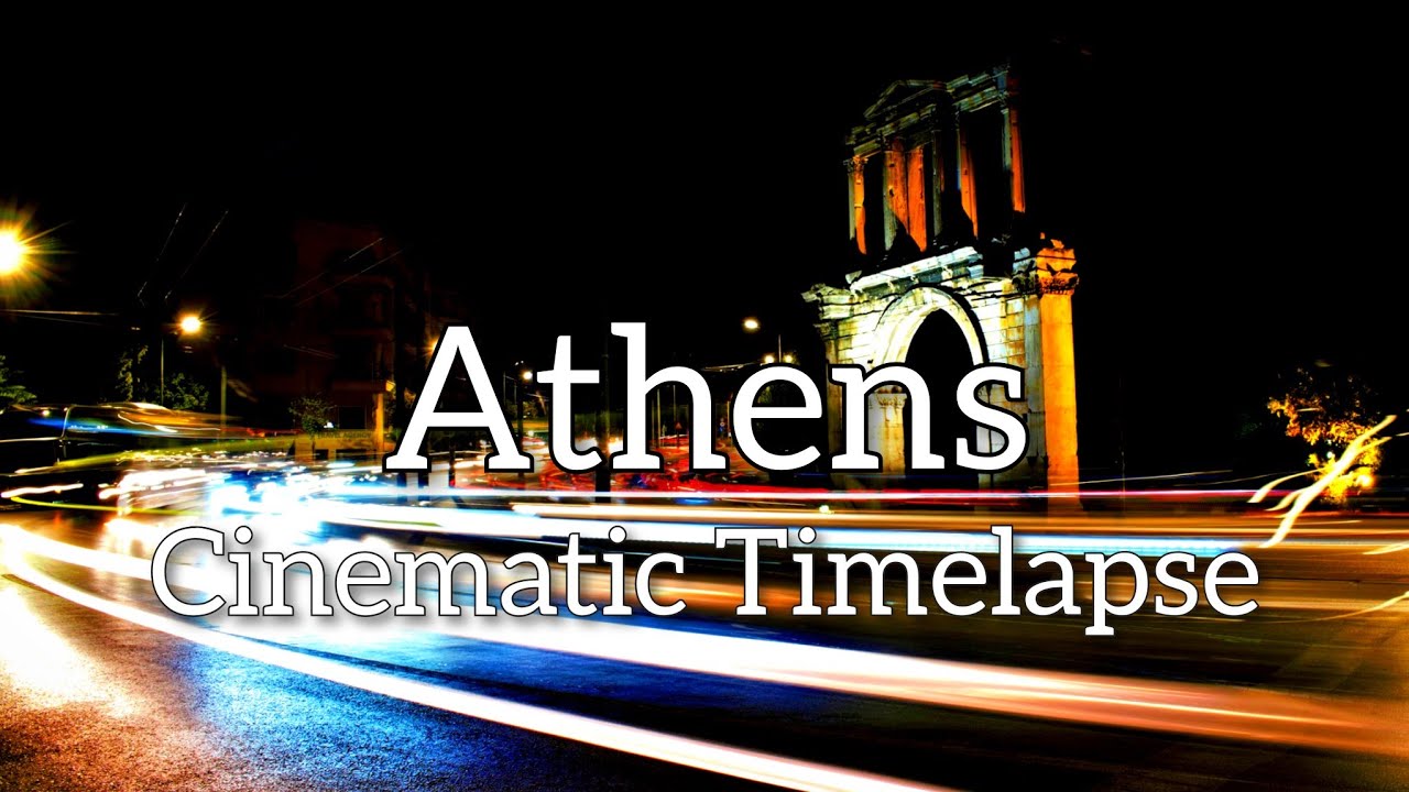 The Streets of Athens | Cinematic Timelapse  (4K)