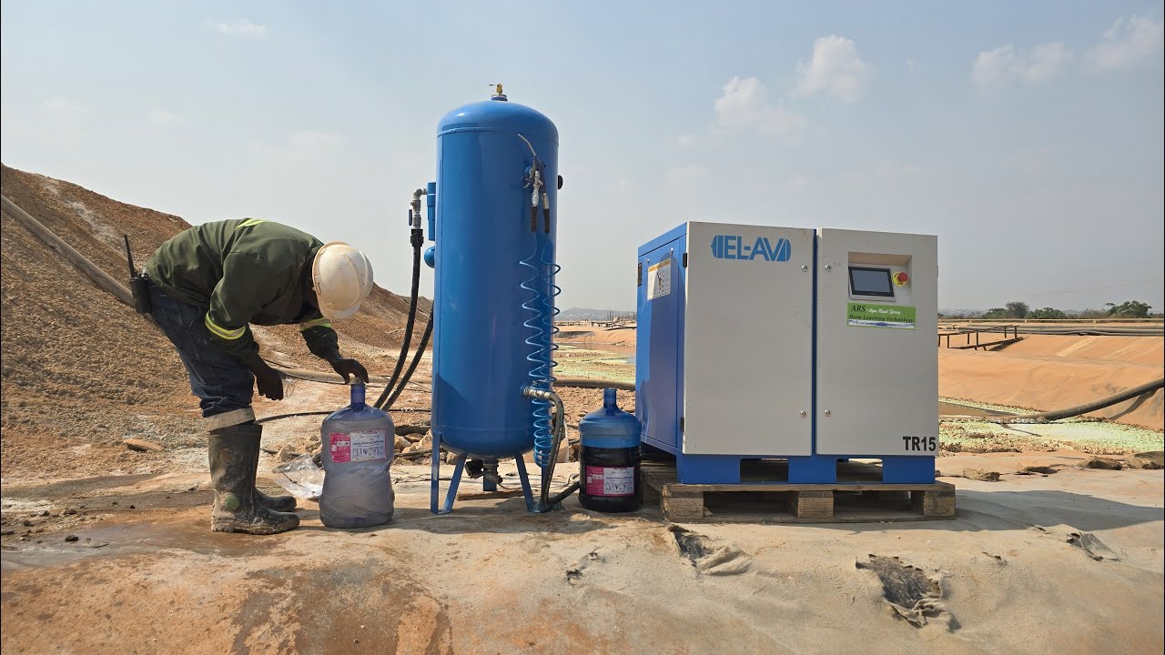 ARS Nano Bubble generator for Heap leaching