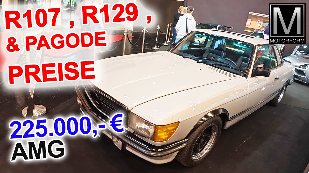 225.000,-€ für einen 450SLC !! Alle Mercedes SL Preise auf der Techno Classica Essen 2025